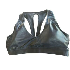 CARBON38 Action Bra 2.0 in Takara Shine Black Sports Bra